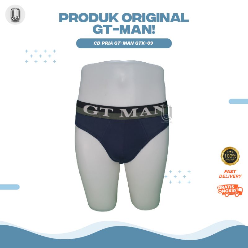 Underwear Pakaian Celana Dalam CD Cowok Pria Dewasa GT-Man GTK-09 Bahan Katun Premium By Universalunderwear