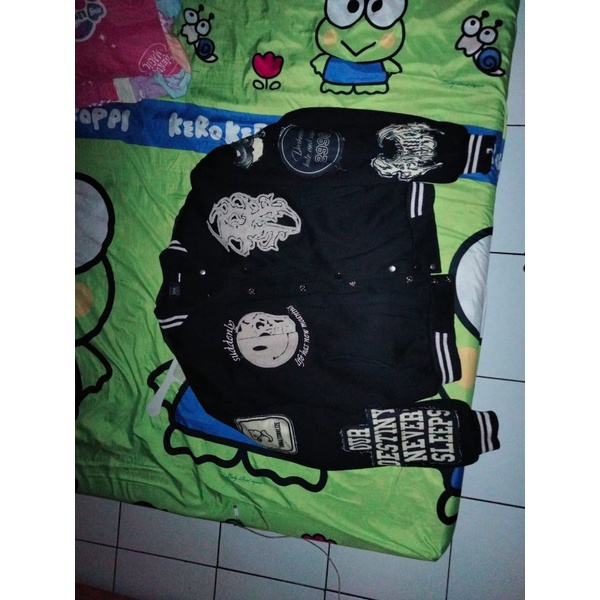 jaket varsity poseidon size L second