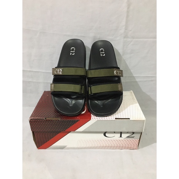 Sandal slide pria C12 CCA 131 ARMY