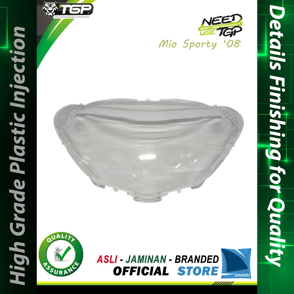 Mika Lampu Depan YAMAHA Mio Sporty 2008 - Headlamp Cover Bening TGP