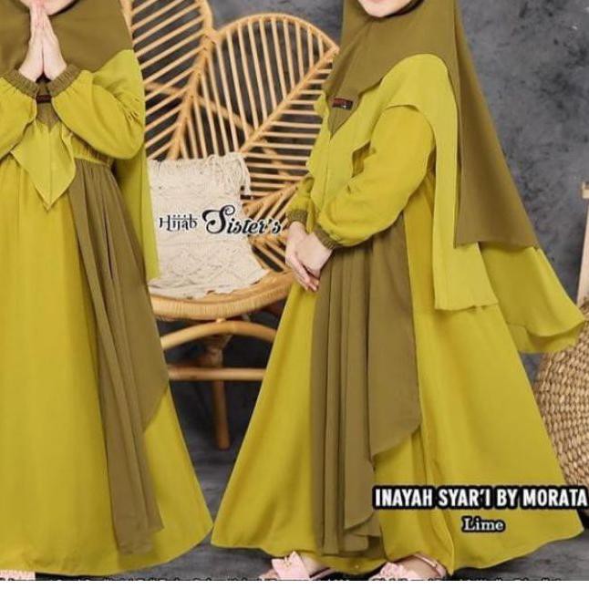 ♧ GAMIS SYARI ANAK 8-11 TAHUN/INAYAH SYARI KIDS/BAJU GAMIS ANAK PEREMPUAN TERBARU/ FAR MOSLEMSTORE ♀