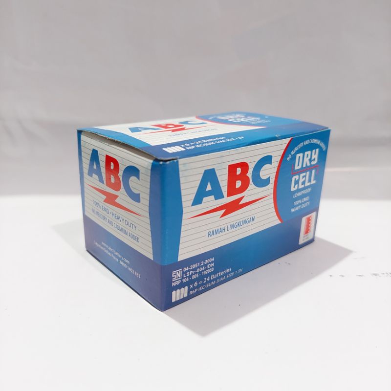 Baterai Jam ABC AA Biru 1.5V isi 24 pcs