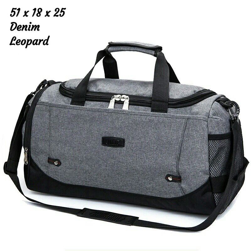 HOME TRAVEL {{bisa COD}} TAS TRAVEL BAGS SPORT DUFFEL TAS TRAVELLING DENIM TERBARU UNISEX