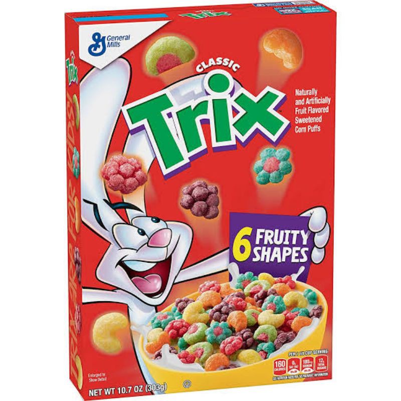 

General Mills Trix Cereal Import Original USA 303gram Sereal