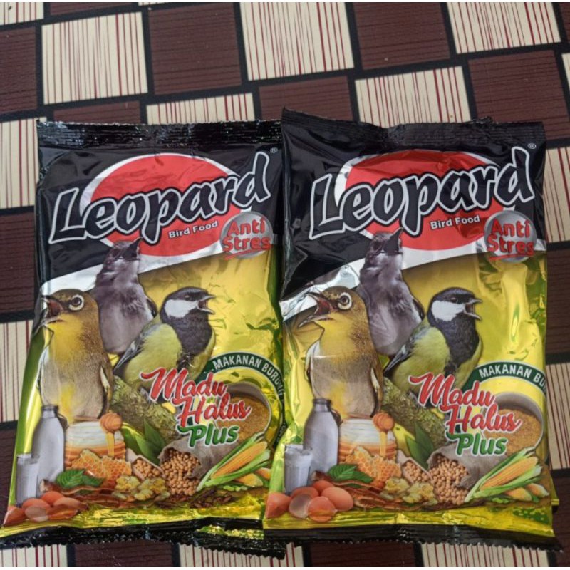 Voer burung leopard anti stres pakan burung halus