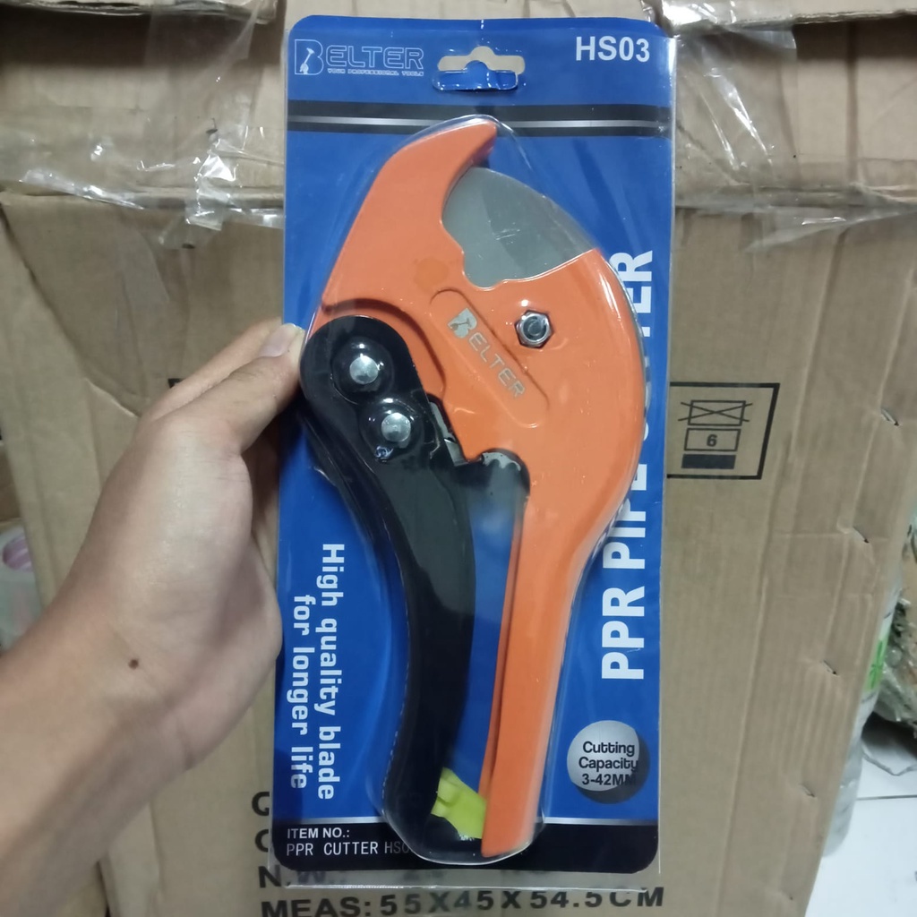 BELTER Gunting Pemotong Pipa PVC Tang Potong Pipe Cutter Besi Plastik