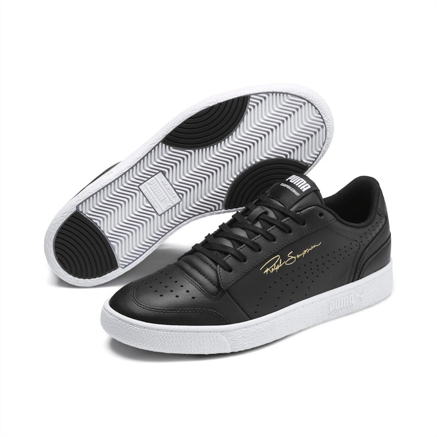 Sepatu Casual PUMA Ralph Sampson Lo Perf Black-White 371591 02