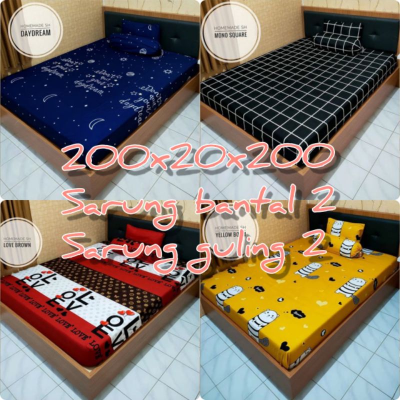 seprei sprei homemade 200 x 200 king jumbo anti luntur