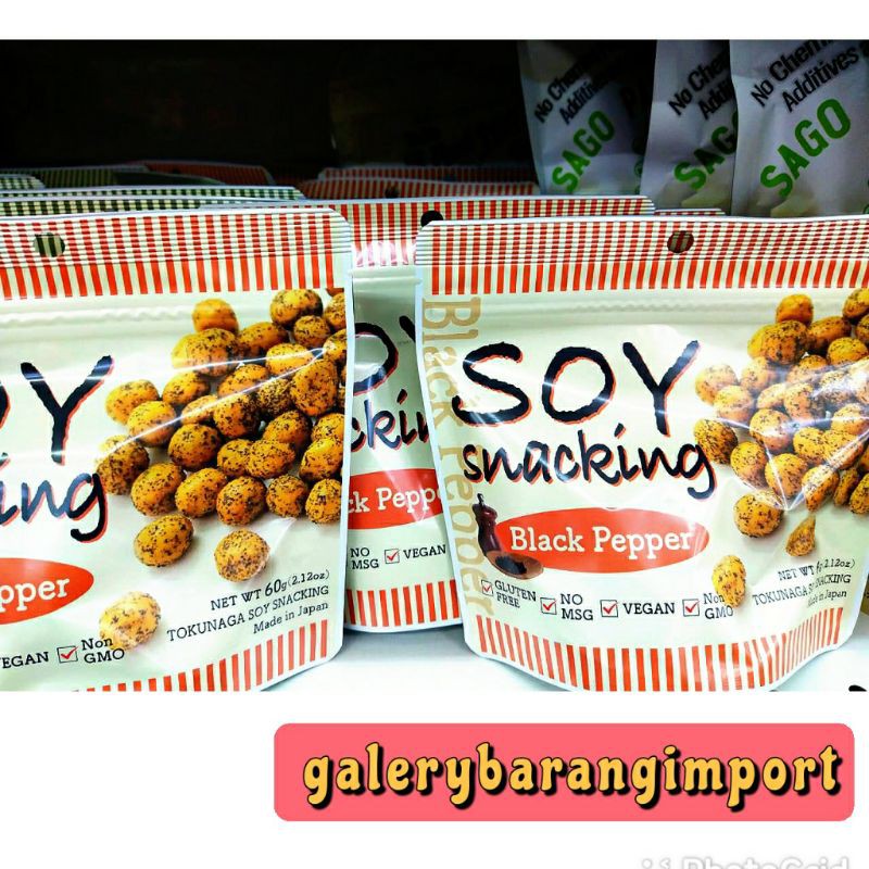 

TOKUNAGA SEIKA SOY SNACKING BLACKPEPPER & MATCHA