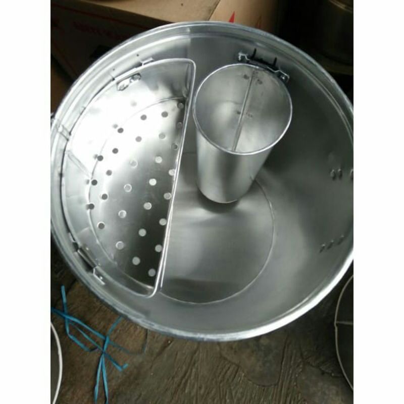 Panci bakso sekat+buleng air kuah bakao uk 32cm almunium