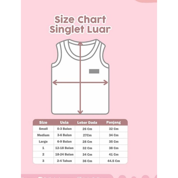 FLUFFY - 3pcs singlet Oblong PINK SERIES (KKS)