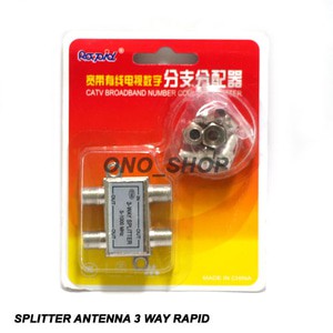 Splitter Antenna 3 Way Rapid