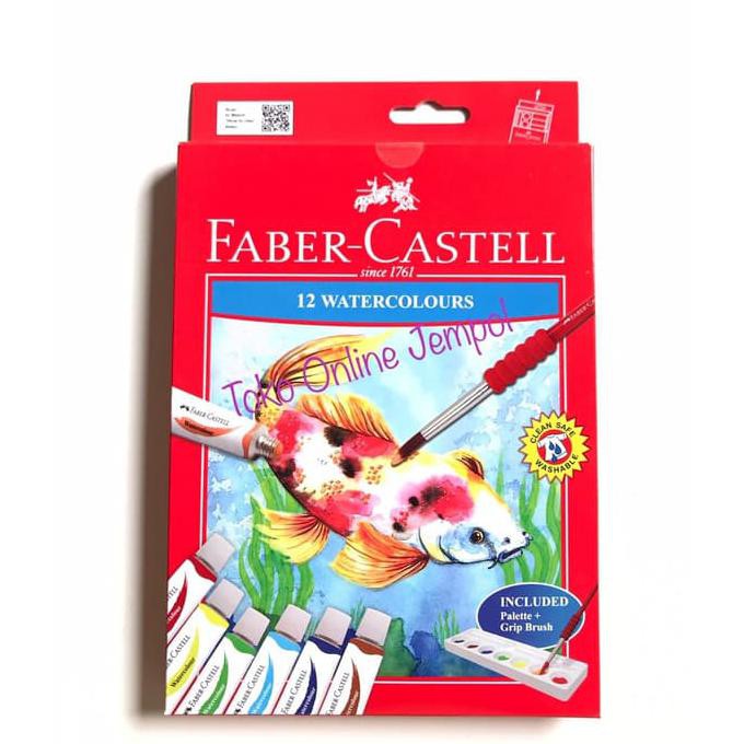 

TERMURAH ATK0066FC (isi12warna Cat Air Watercolour 121004N faber castell