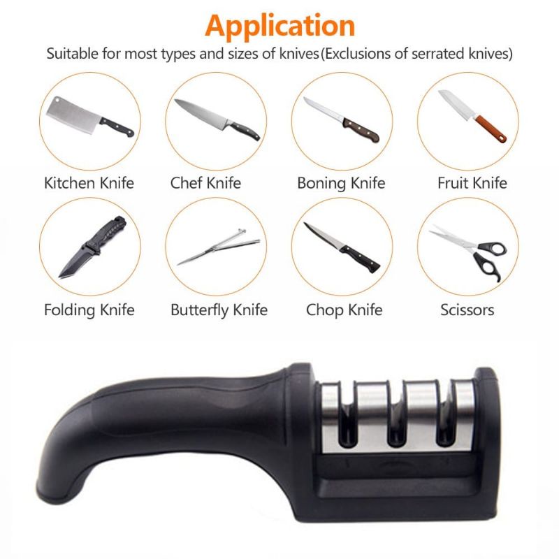 {DS} Alat Pengasah Pisau Gunting Asahan Knife Sharpener Swift Sharp