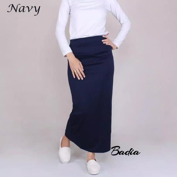 Rok Span Scuba Panjang Premium / Rok Span Maxy Premium