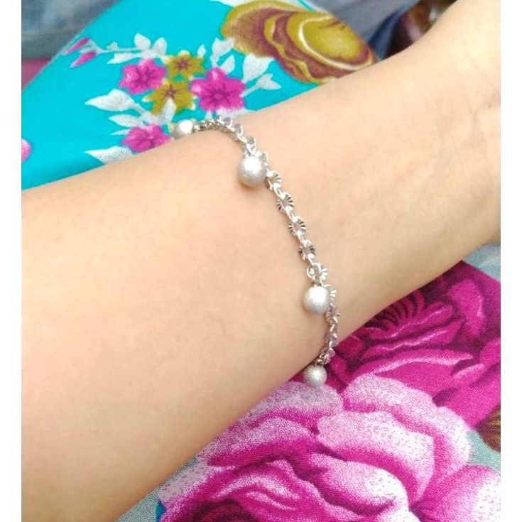 gelang titanium //perhiasan anti karat//titanium//gelang