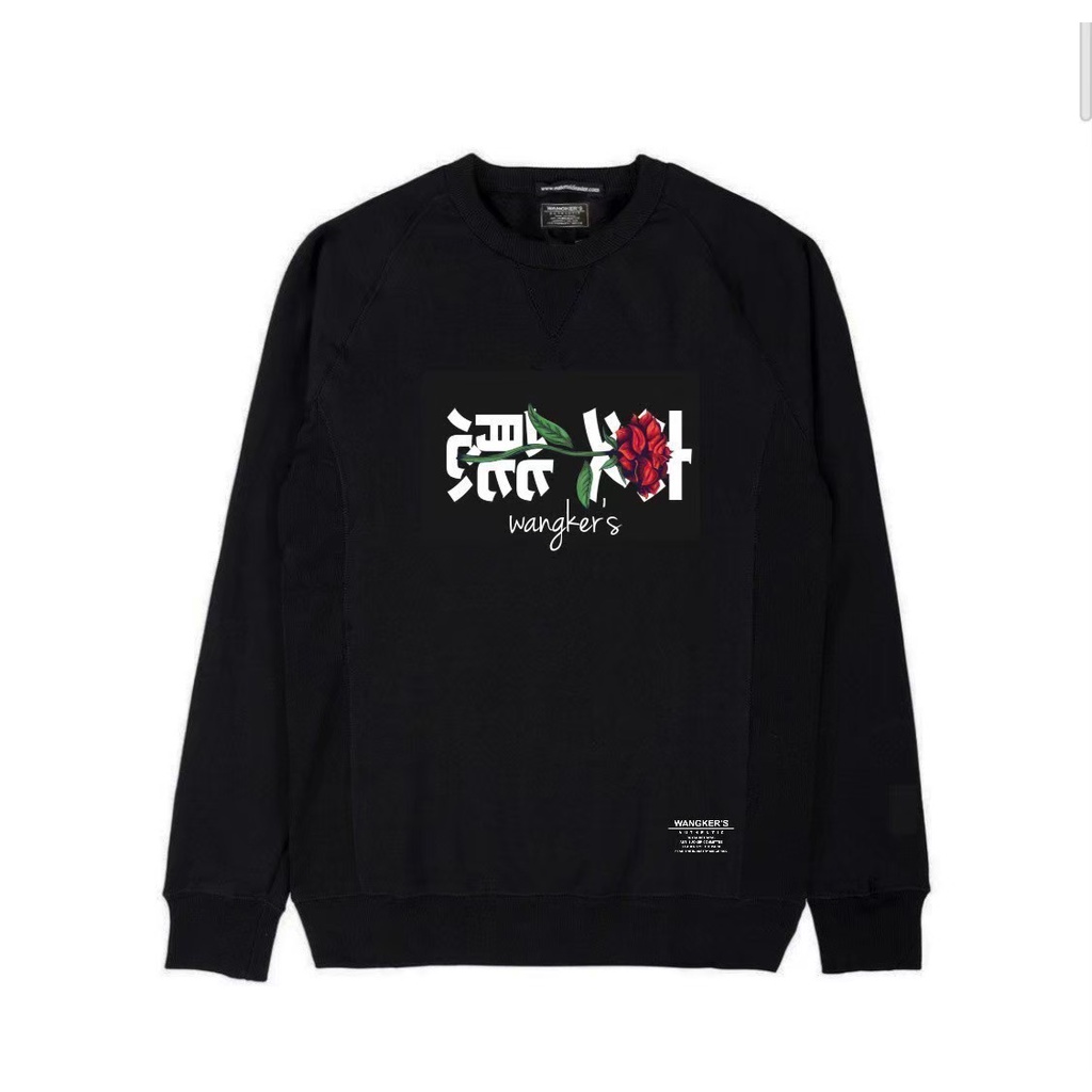 Crewneck Pria Oversize Wangkers Japanese Style Edition / Crewneck Distro Brandedd Terbaru Sweater Distro Original Lokal Brand