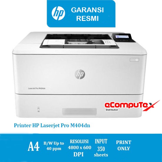 PRINTER HP LASER JET M404DN   A4  / HP LASERJET M 404DN / M   404 DN PRINT COPY DUPLEX   GARANSI RESMI