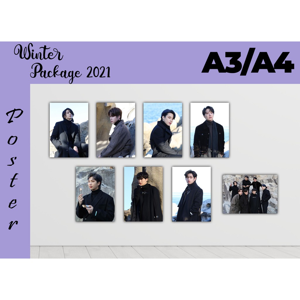 Poster BTS Winter Package | Unofficial Photo BTS Winter Package 2021 | Premium Photo BTS
