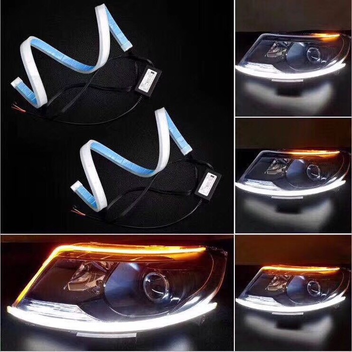 DRL Fleksibel RGB Waterproof 60 Cm RGB Dicky Merk ICC RGB Drl SKU-2289