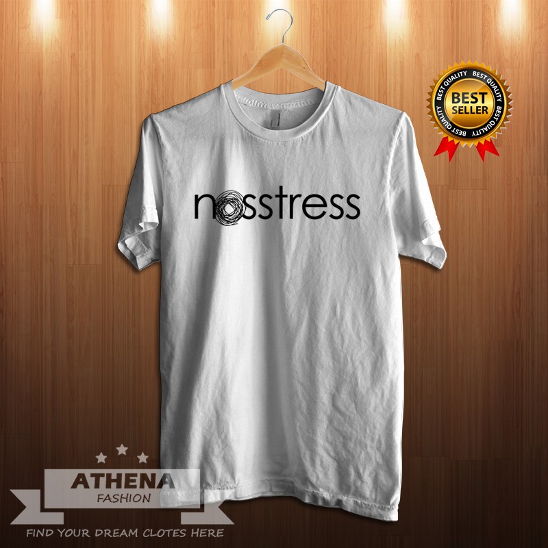 TSHIRT KAOS BAJU LENGAN PENDEK NOSSTRESS MURAH MERIAH BERKUALITAS DISTRO KEREN BAGUS MURAH -Md Cloth