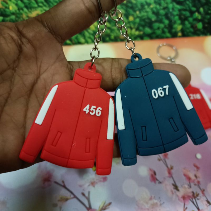 Gantungan Kunci Tas Karet Squid Game 1pcs