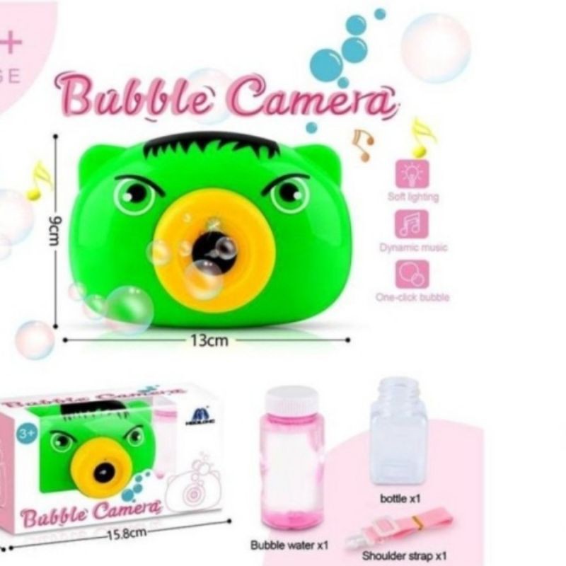 GROSIR Mainan Kamera Bubble Gelembung Balon - Mainan Kamera Bubble Ada Musik