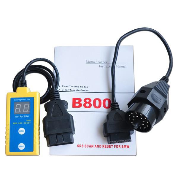 B800 Airbag SRS reset Scanner OBD OBD2 Diagnostic tool for BMW