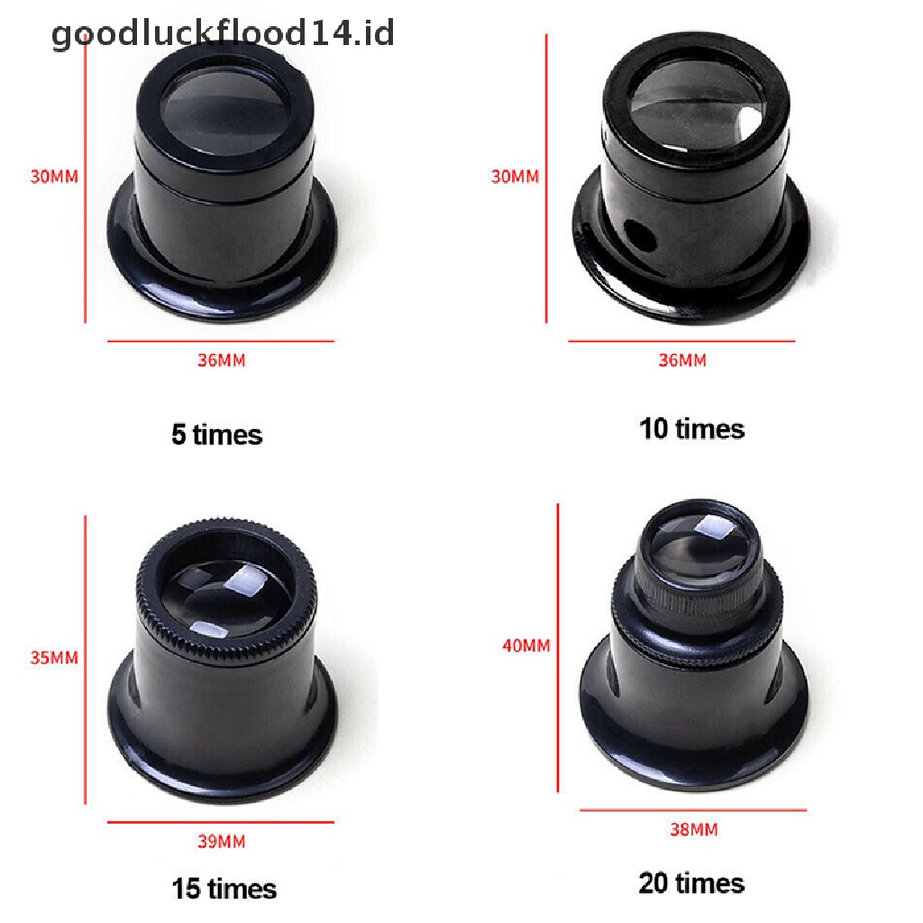 [OOID] Useful New Magnifier Eye Glasses Loupe Lens Set Tool For Watchmaker Watch Repair ID