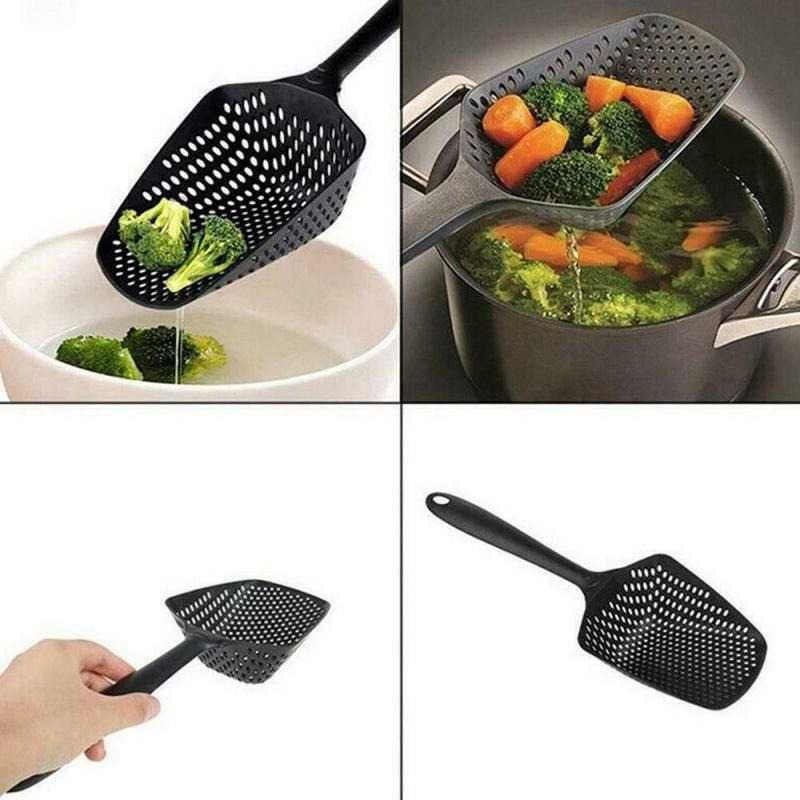 GLANYOMI Spatula Alat Masak Goreng Dapur Fry Food Mesh Strainer