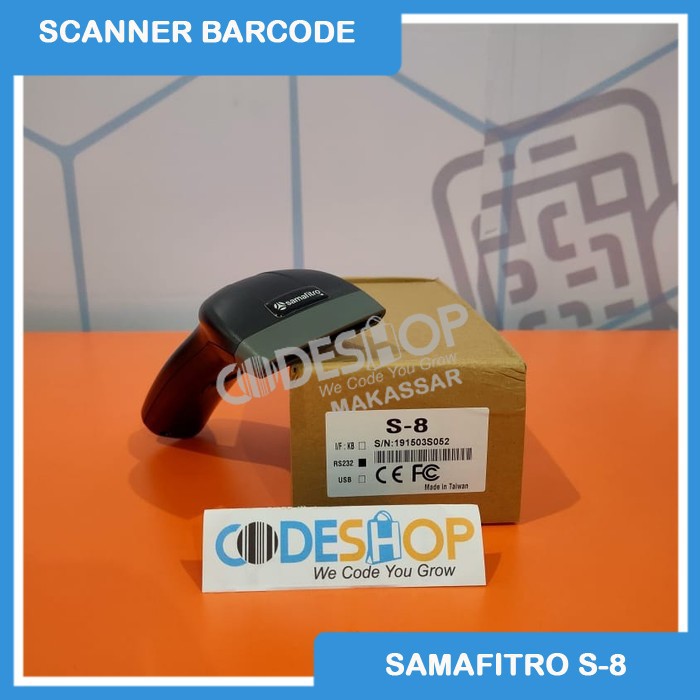 Scanner Barcode Samafitro S-8 Barcode Scanner Samafitro S-8 S8