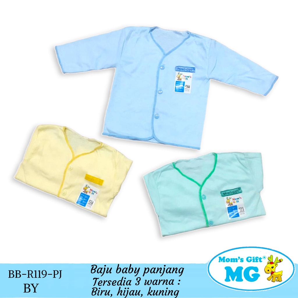 MOMS GIFT BAJU BAYI LENGAN PANJANG / BAJU PANJANG BABY POLOS