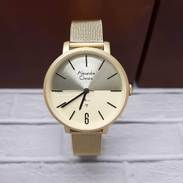ALEXANDRE CHRISTIE WANITA AC 2751 LD ORIGINAL ( GOLD )