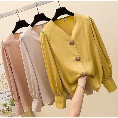 OWLY BLOUSE / BAJU BLOUSE KOREA / ATASAN WANITA ALA KOREA | H.O