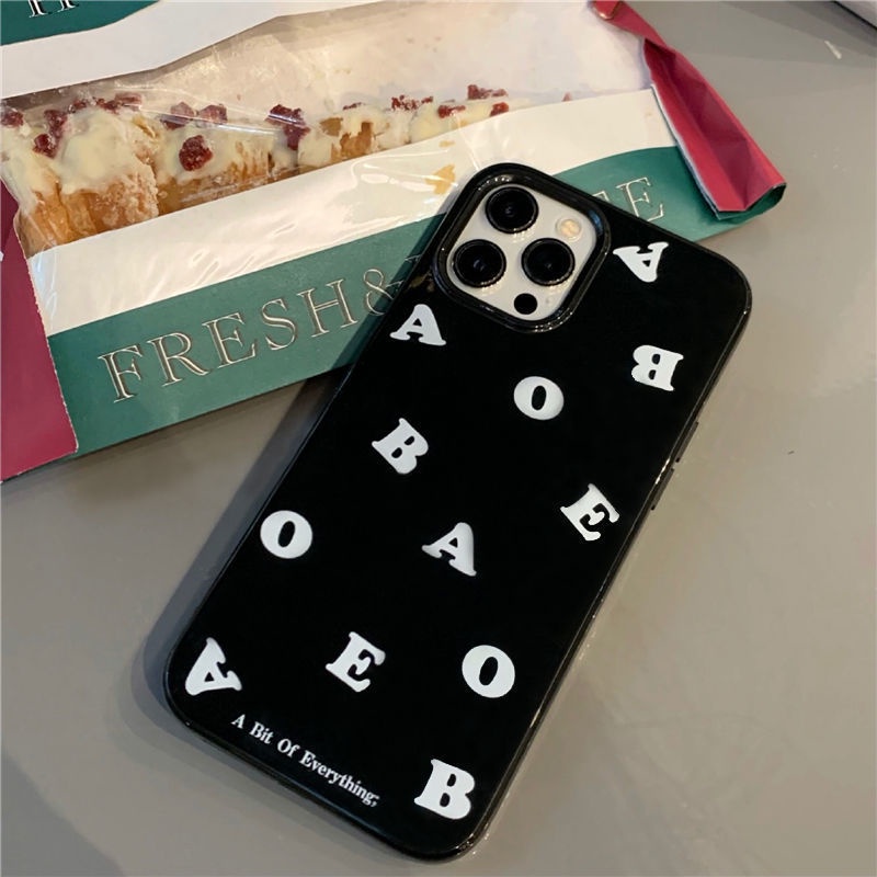 Case Pelindung Bahan Silikon Motif Tulisan Untuk Iphone 7 / 8 Se 2020 7 + 8 PLUS 11 12 13 PRO MAX