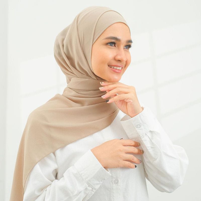 Hijab Pashmina Malay Instan Tali Belakang Pashmina instan melayu Ceruty BabyDoll Kerudung Pashmina Ikat Terbaru Safa Hijab