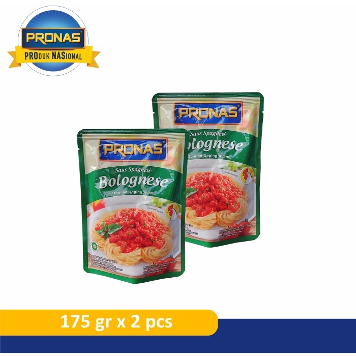 

Terlaris Pronas Saus Bolognais dengan Daging Ayam 175 g bundling 2 pcs