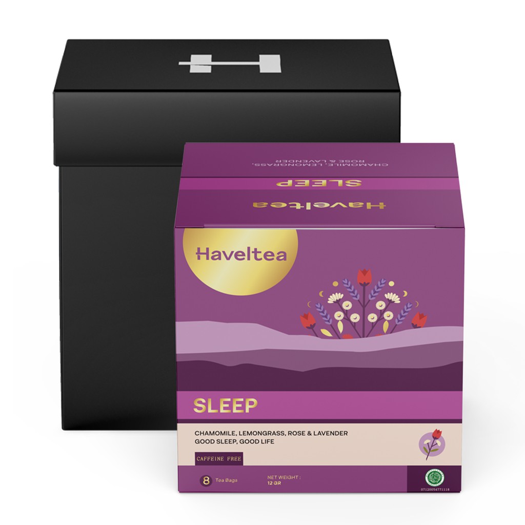 

HAMPERS SET Haveltea SLEEP | Teh Indonesia Bunga Chamomile Tea | Pengantar Tidur | Bebas Kafein