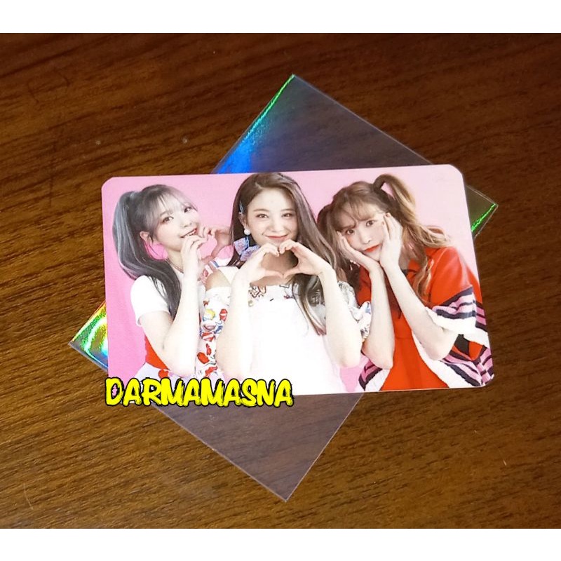 fromis_9 fun factory broadcast photocard unit jiheon gyuri hayoung