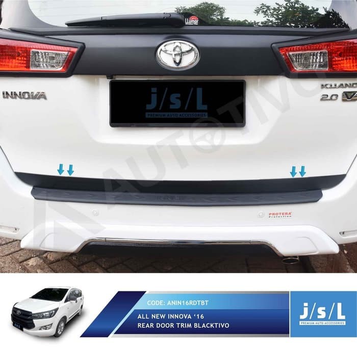Aksesoris Fariasi Tambahan JSL List Pintu Belakang Innova Reborn Blacktivo