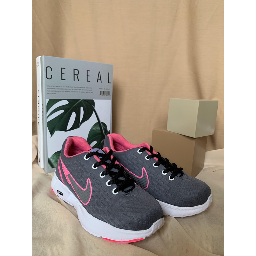 SEPATU NK COLOUR 2 PINK ABU CEWEK WANITA MODERN SEPATU SPORT OLAHRAGA JOGGING TERLARIS TERMURAH 4.4 Ramadhan Sale Sepatu Wanita Sneakers Sepatu Sneakers Tali sepatu pria termurah terlaris Sepatu Joging Sepatu Pria/Wanita Sepatu Kekinian Sepatu Laki Sepatu