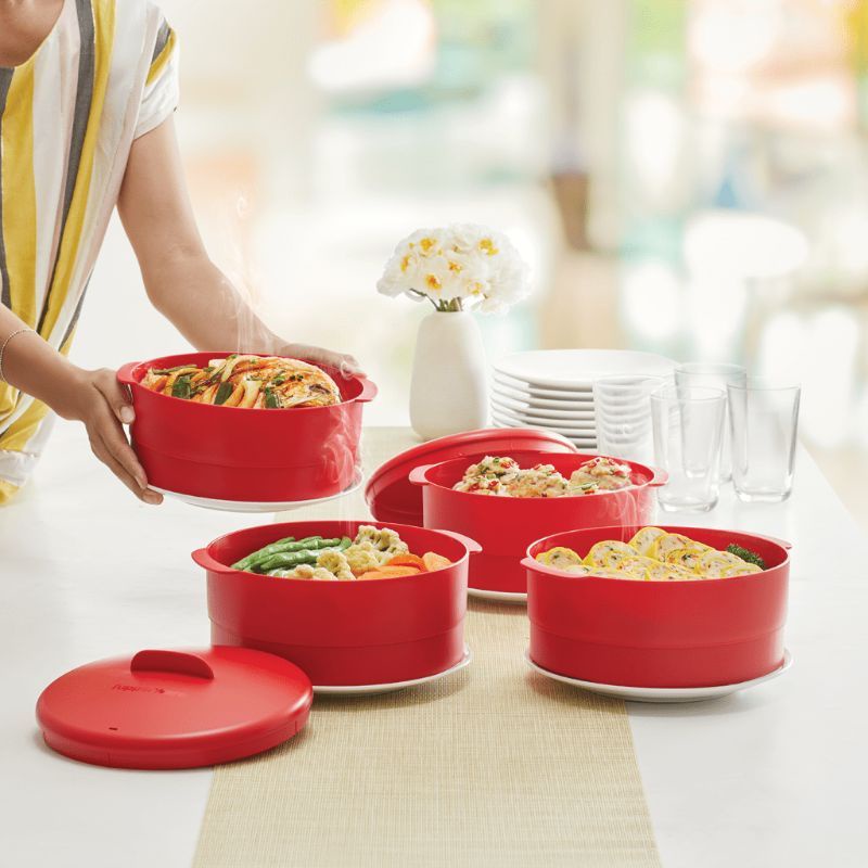 Tupperware steam it
