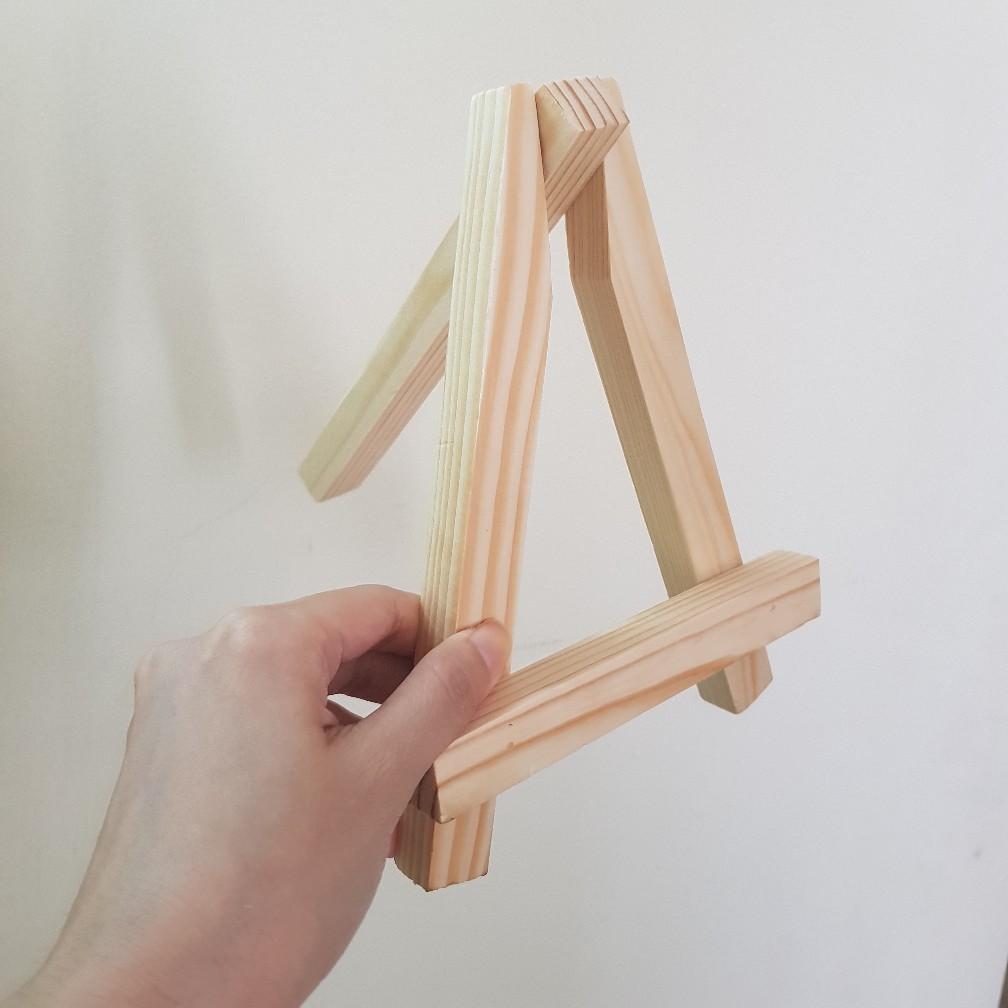 Stand Frame photo kayu/Mini Easel Stand WoodeN