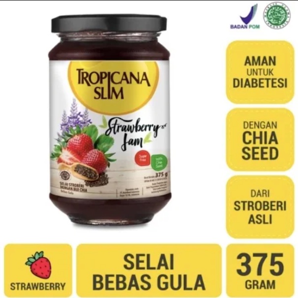 

Tropicana Slim Selai Stroberi 375 g