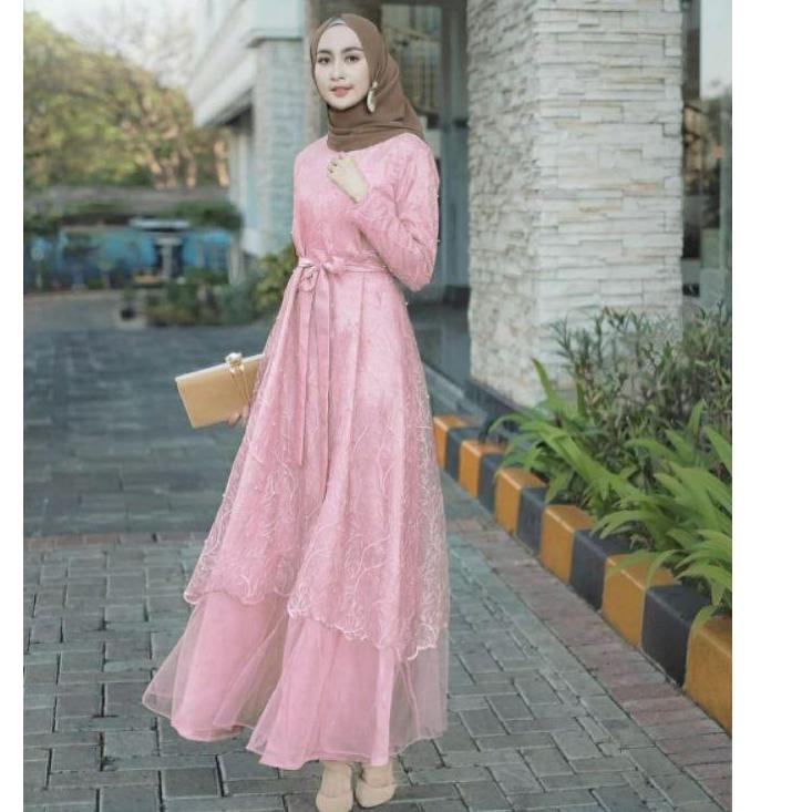 SABRINA MAXY KAYLA MAXY DRESS KONDANGAN JUMBO GAMIS BRUKAT REMAJA GAMIS KONDANGAN GAMIS BRUKAT FULL 