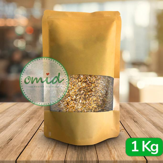 

Organic Golden Flaxseed / Flax Seed (Biji Rami Emas Organik) 1Kg