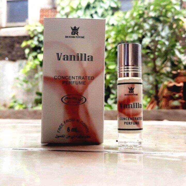 VANILLA Minyak Wangi Roll Kemasan 6ml Non Alkohol
