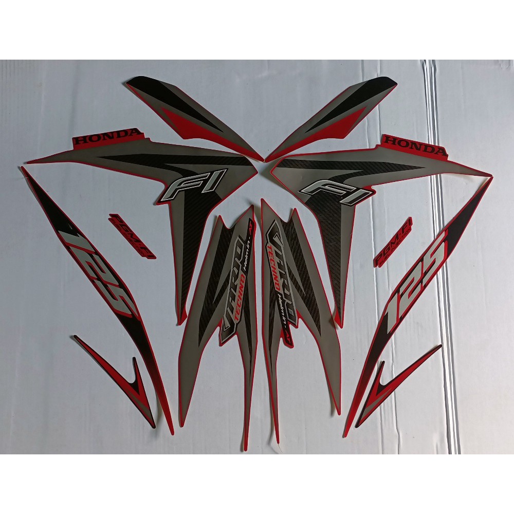striping sticker motor honda vario techno 125 2013