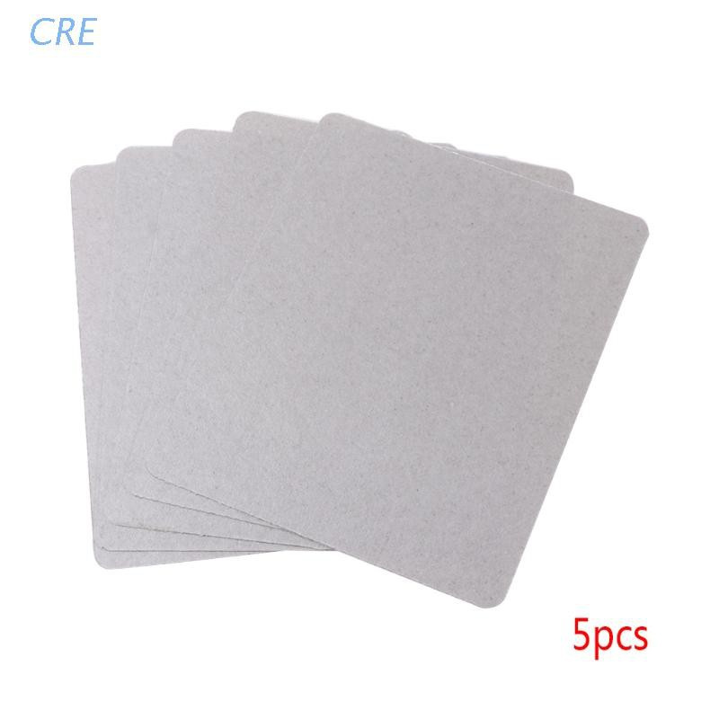 CRE  5Pcs Mica Plate Sheets Microwave Oven Replace Part 120x150mm Universal For Midea