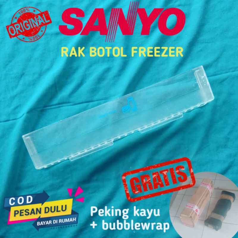 RAK BOTOL KULKAS SANYO 1 PINTU DAN 2 PINTU BAGIAN FREEZER ORIGINAL